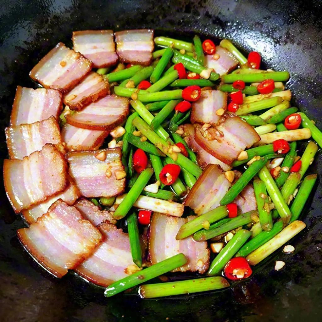 蒜苔炒腊肉蒜苔炒腊肉的做法