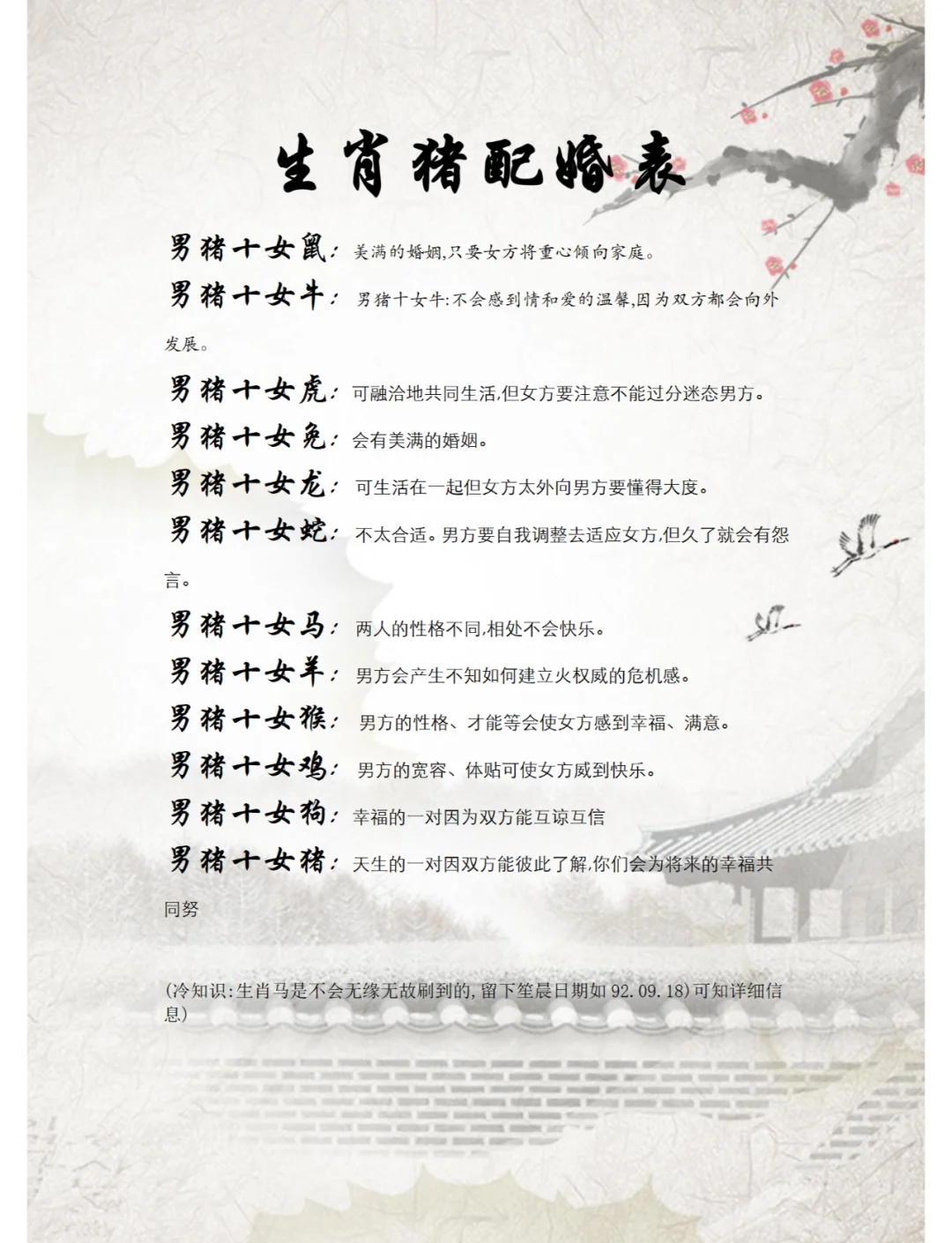 1995年属猪的最佳配偶