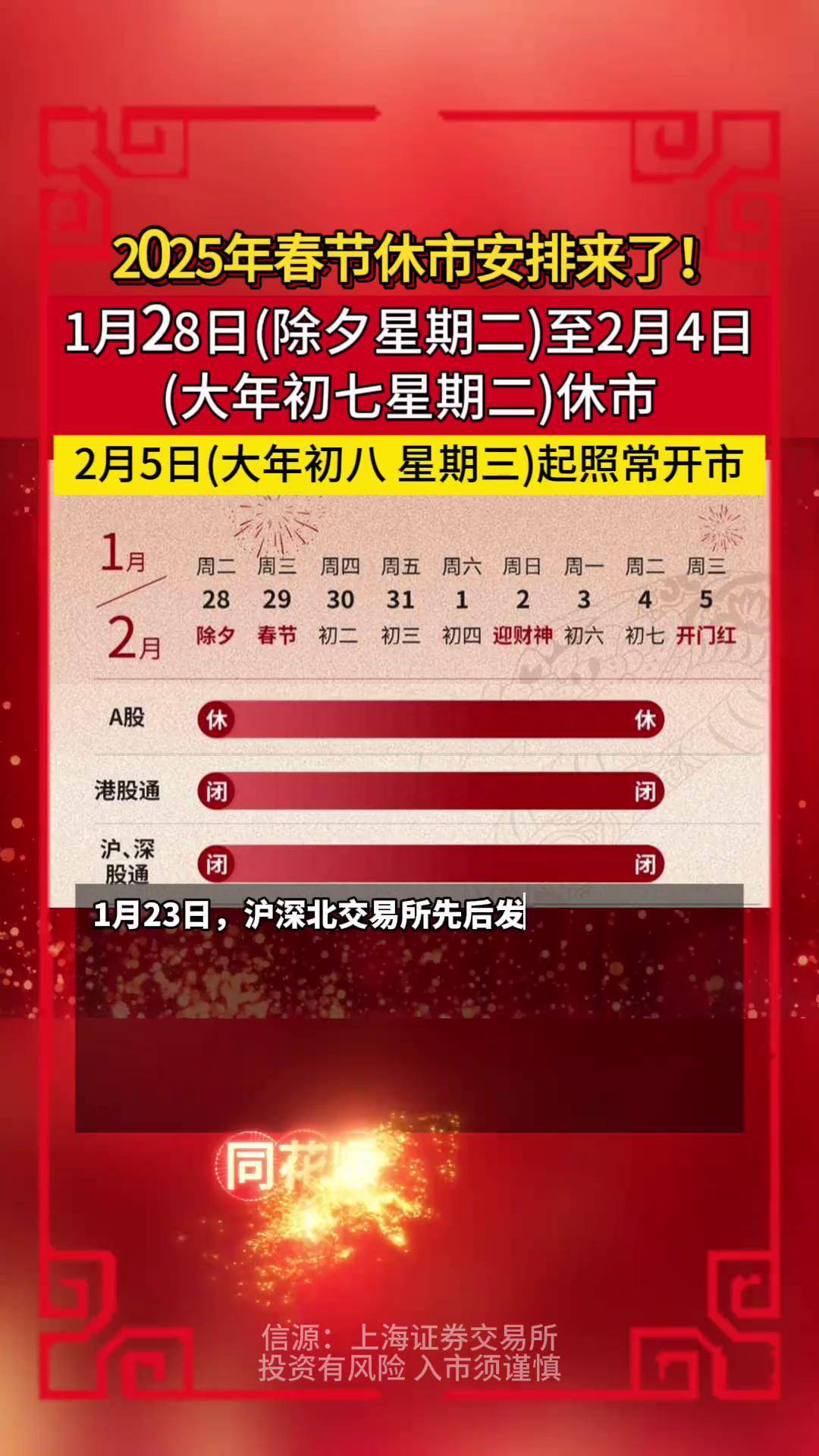 股市新手必看!2024年最新休市时间表来啦!