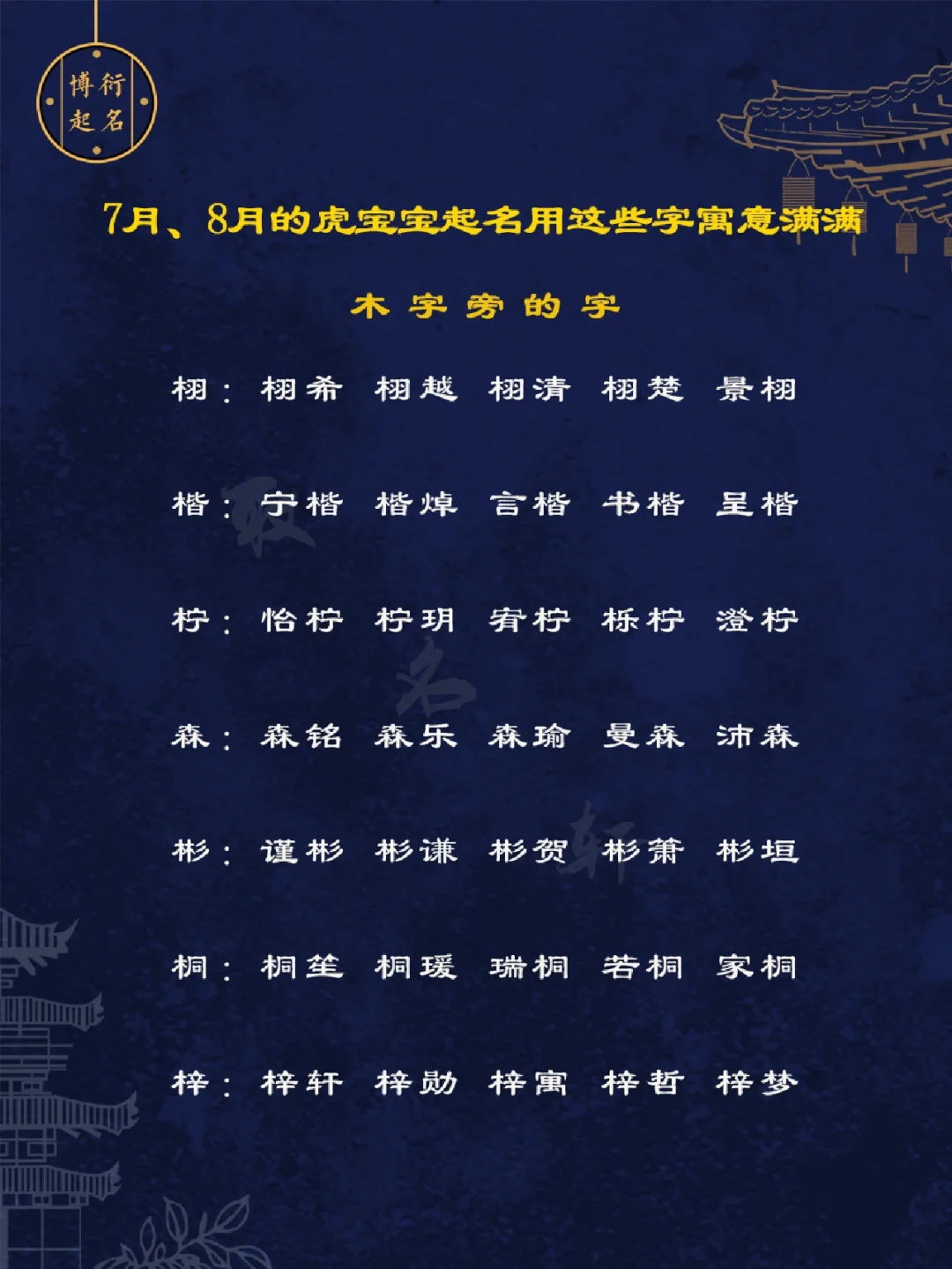 带三点水的字男孩名字有哪些