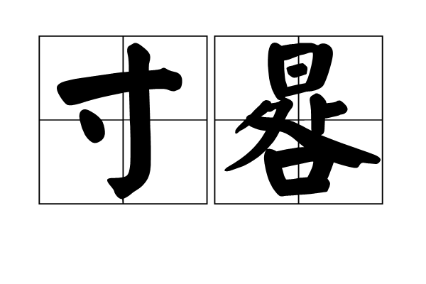 寸字组词语汉字寸组词语