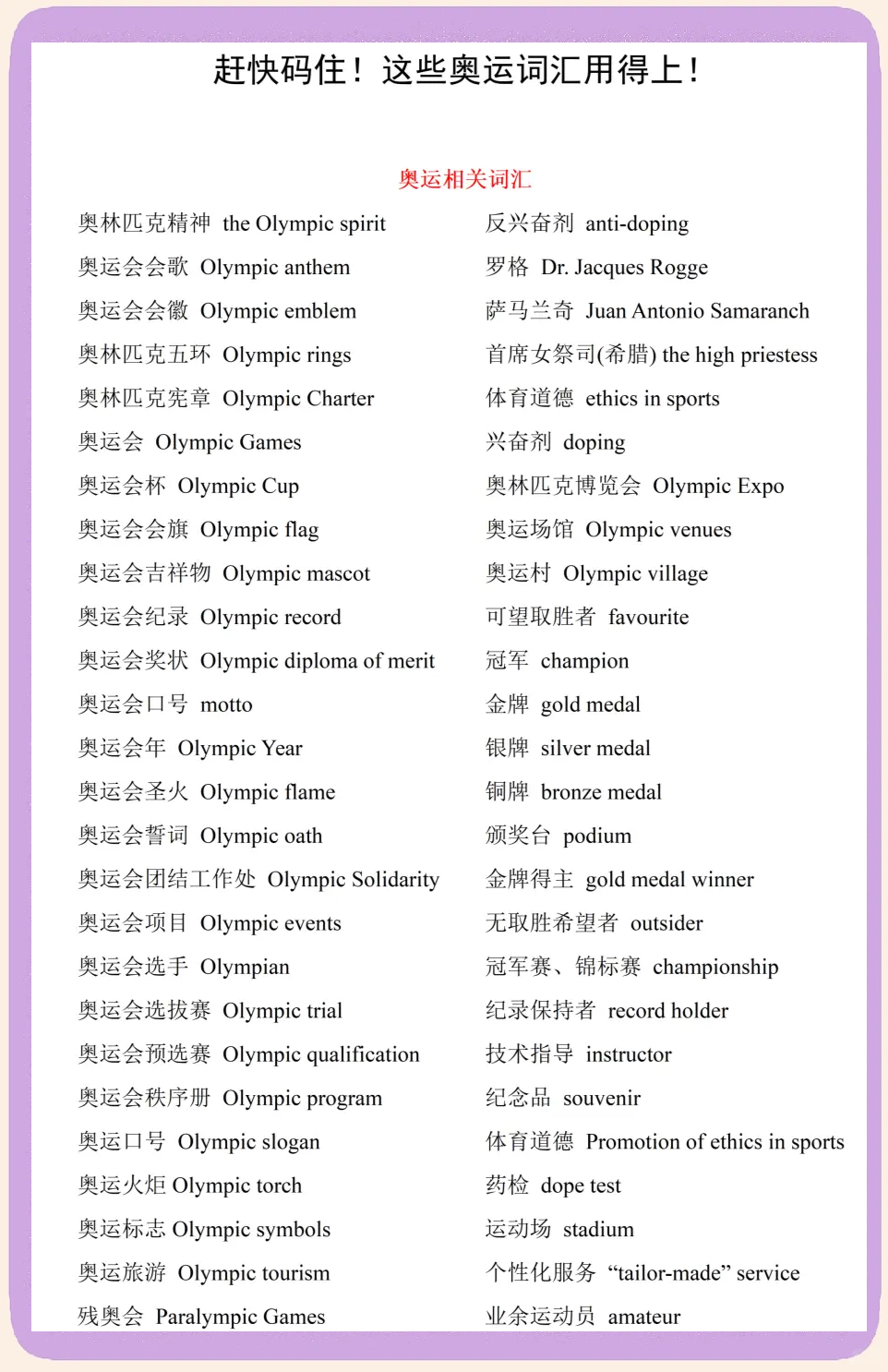 运动会的英语是什么运动会用英语怎么说