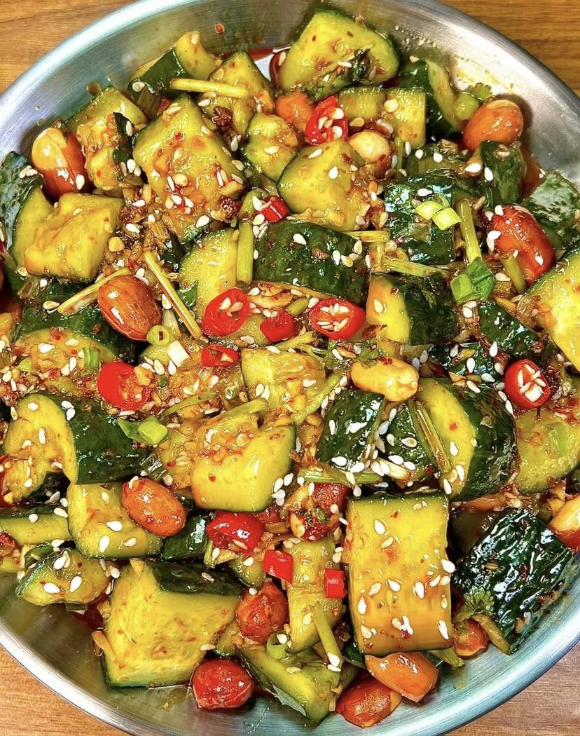 刀拍凉拌黄瓜怎么做好吃