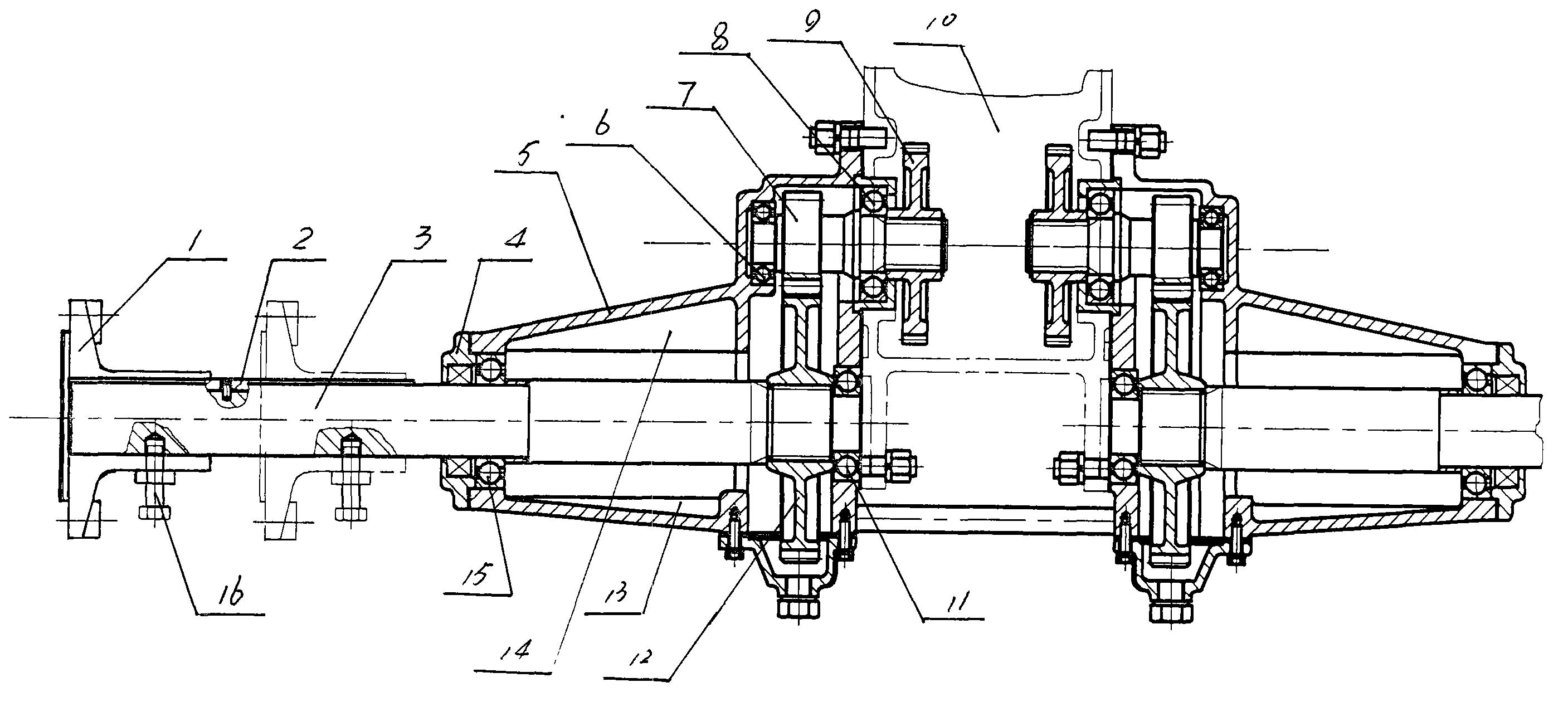 老式手扶拖拉机的半轴怎么换