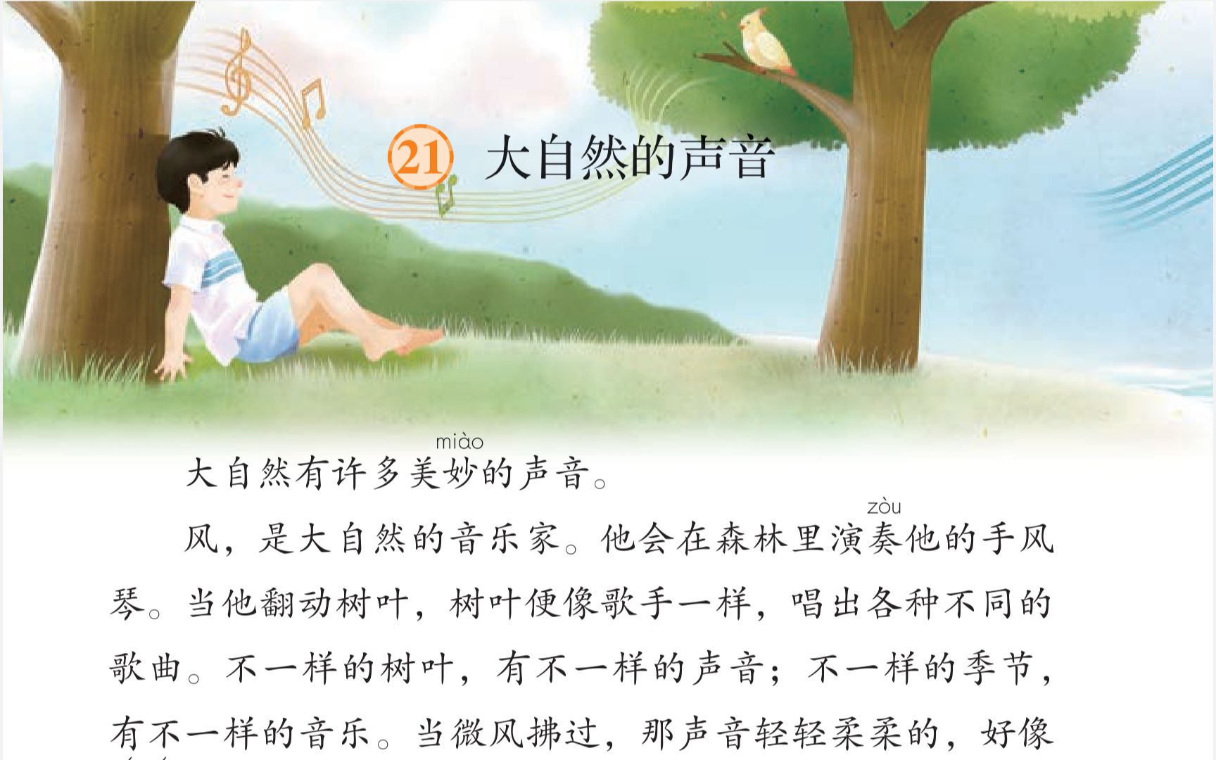 大自然的声音有些什么