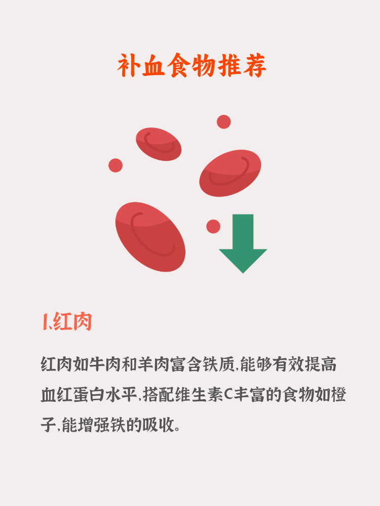 贫血吃哪些食物最好最快的补血