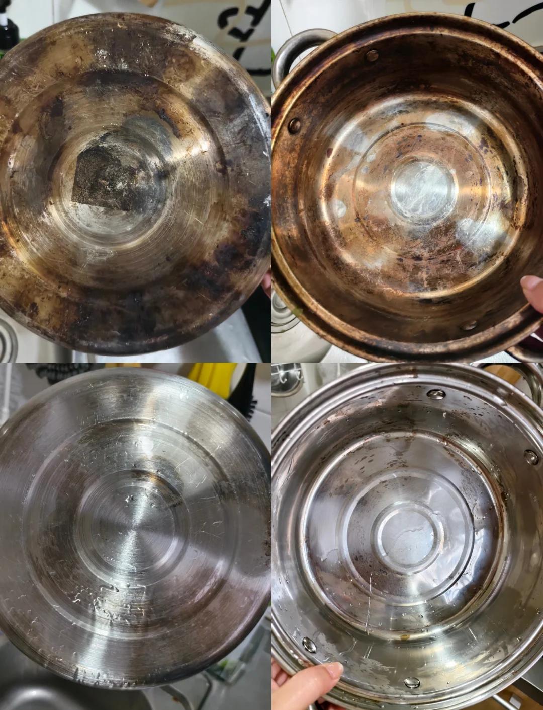 不锈钢锅干烧变色怎么恢复