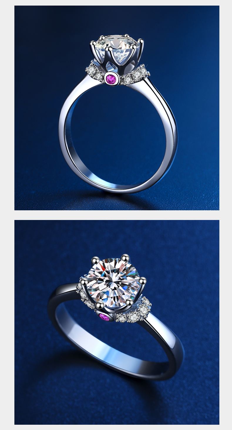 莫桑钻戒指一克拉多少钱