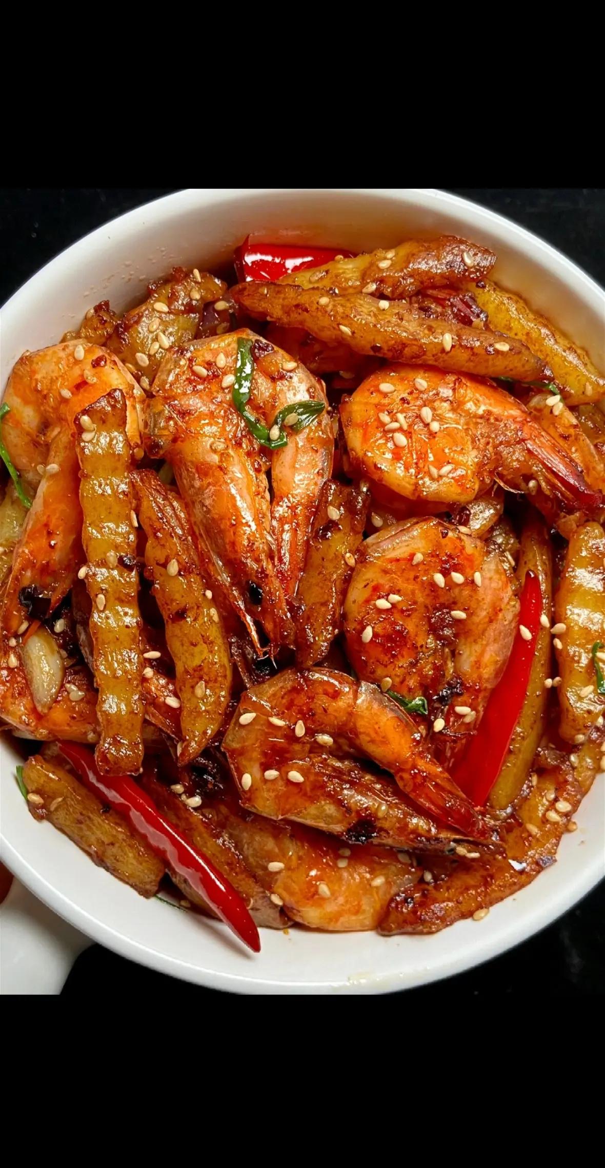 香辣基围虾怎么做好吃