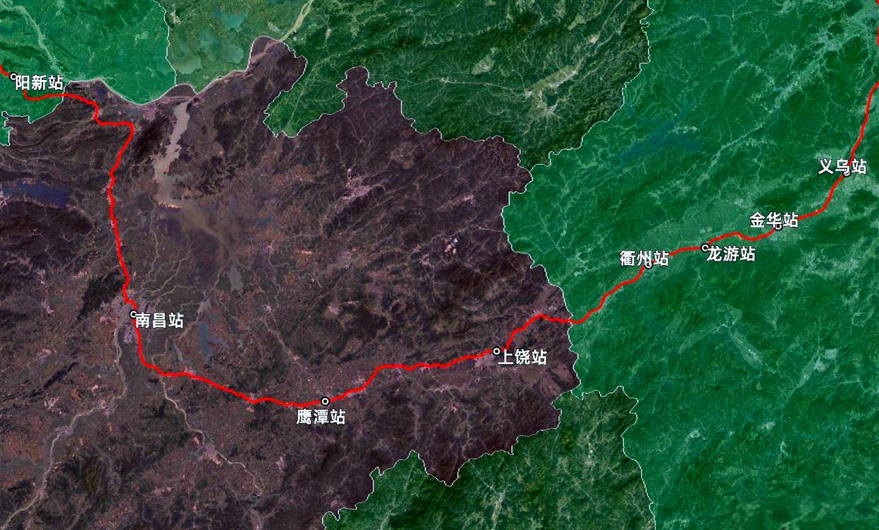 K351次列车所要经过的站点