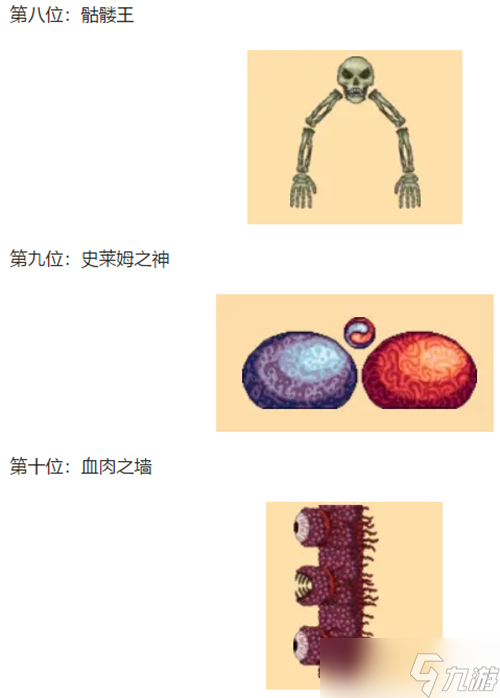 泰拉瑞亚boss顺序是什么
