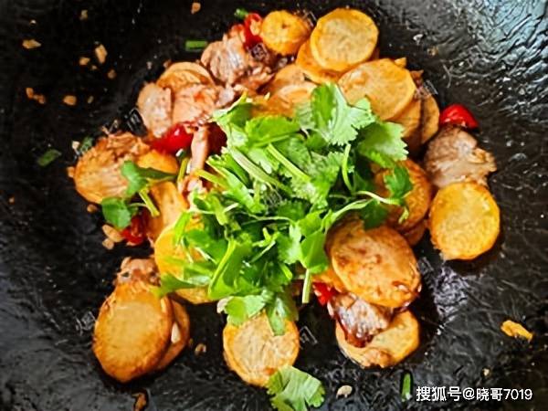 铁板土豆片的制作方法