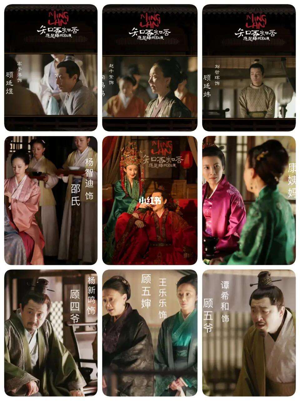 知否知否应是绿肥红瘦的演员有哪些