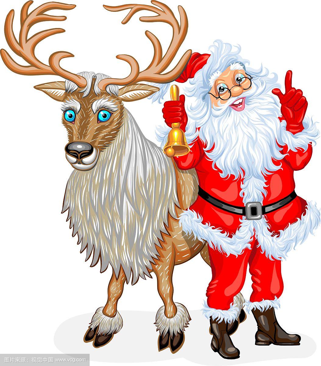 圣诞老人的鹿叫麋鹿还是驯鹿