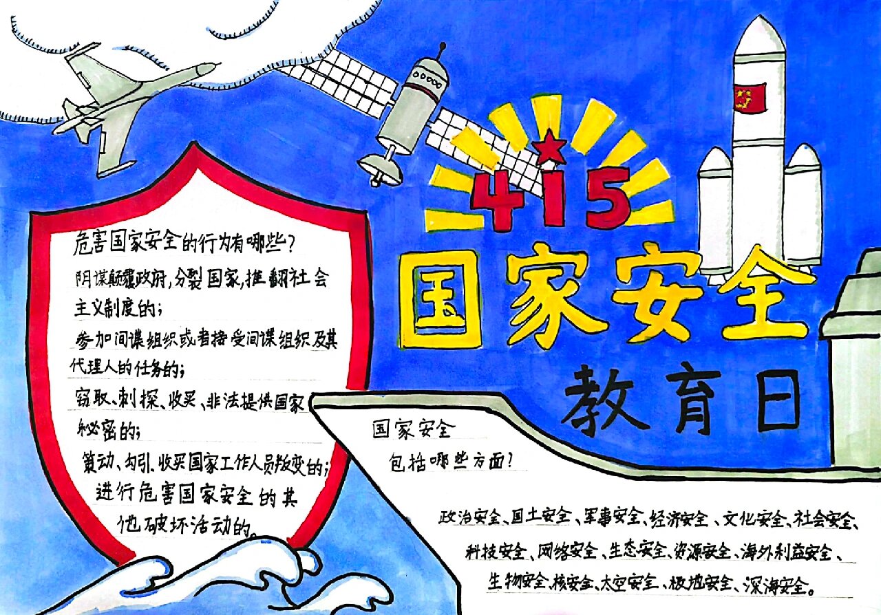 全民国家安全教育日手抄报内容