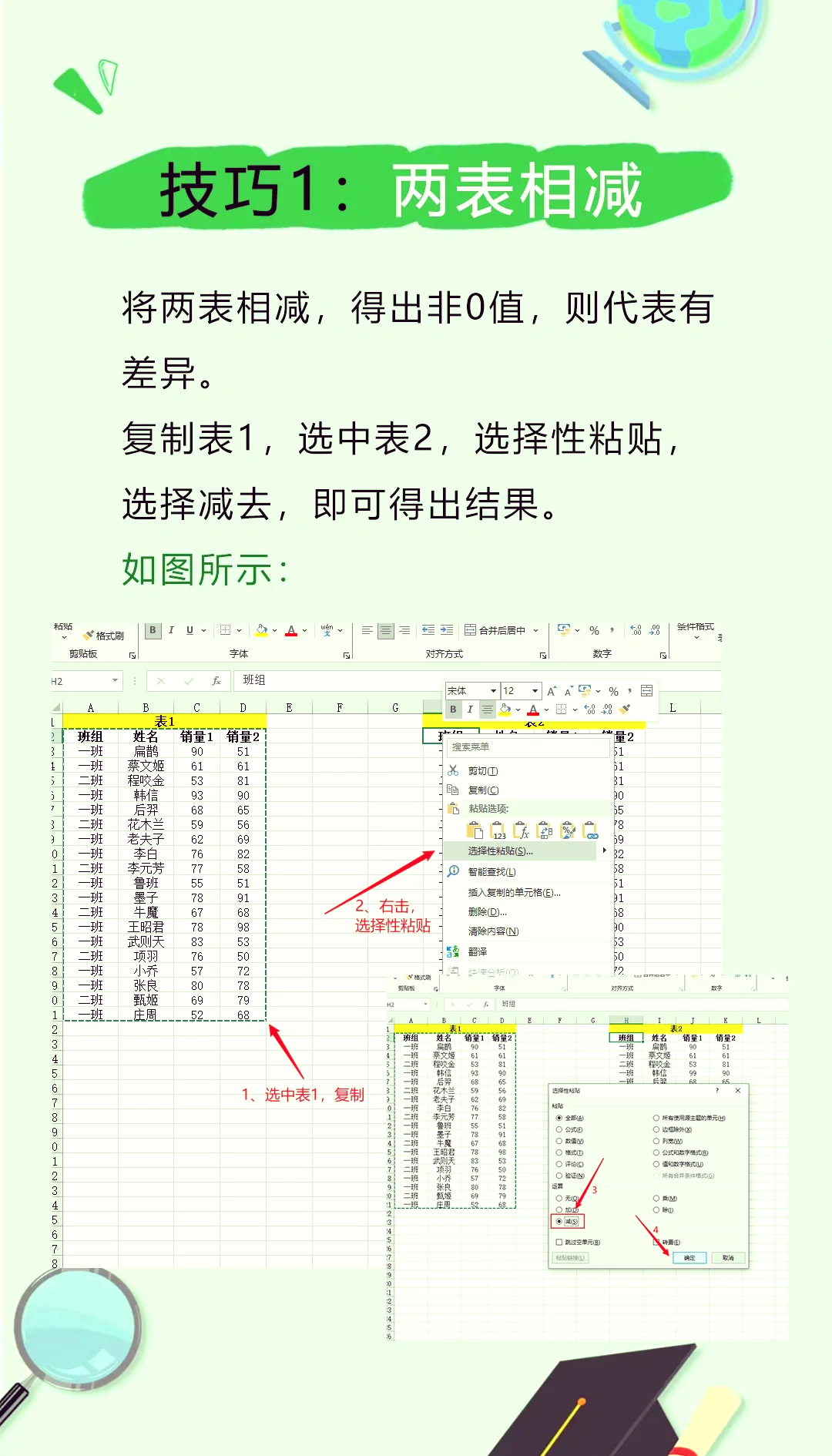 两张表格vlookup的使用方法