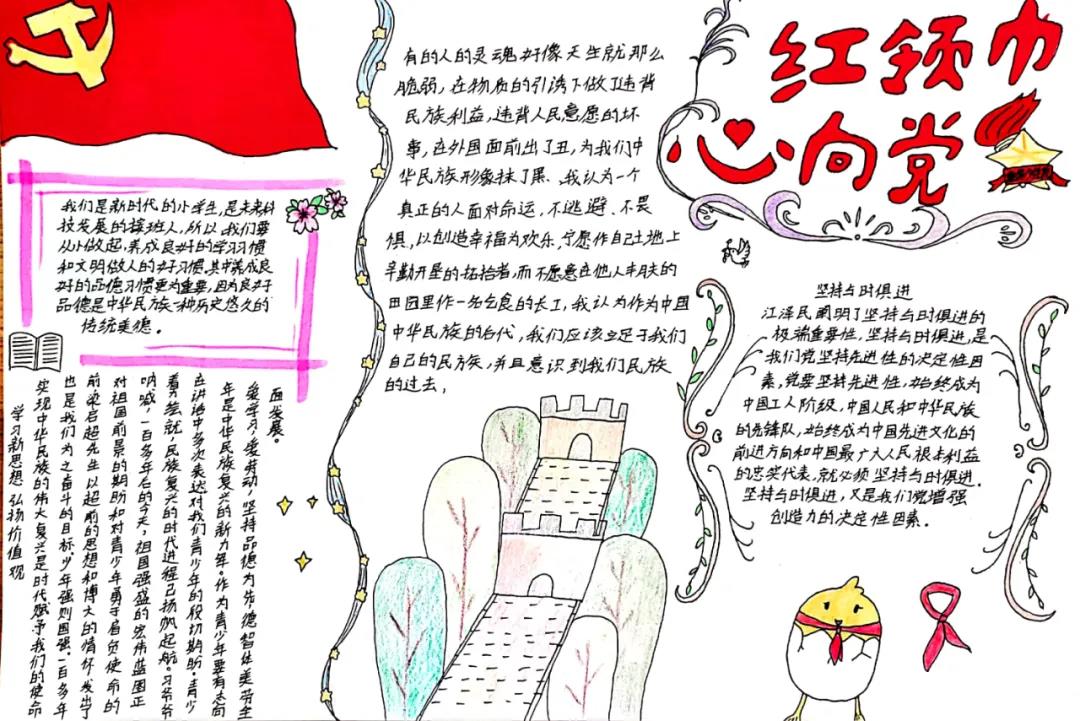 关于党在我心中的手抄报内容
