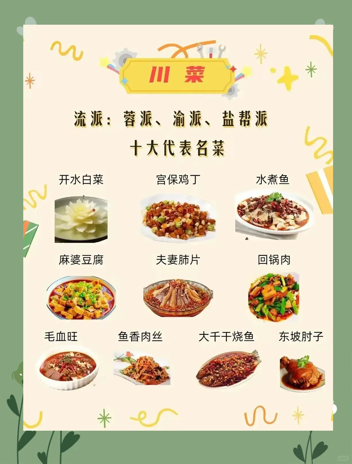 八大菜系和四大菜系是什么