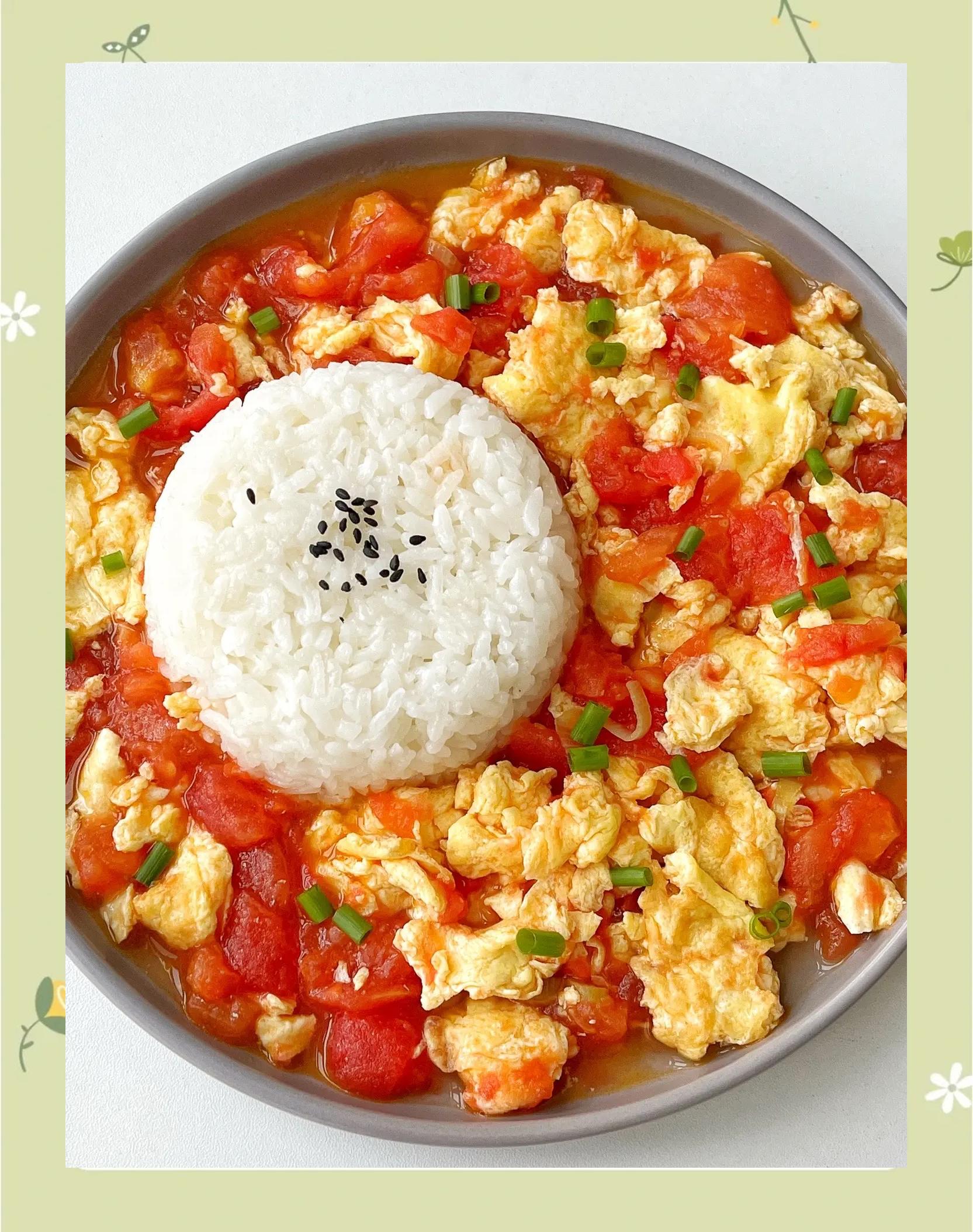 西红柿蛋炒饭简单的做法