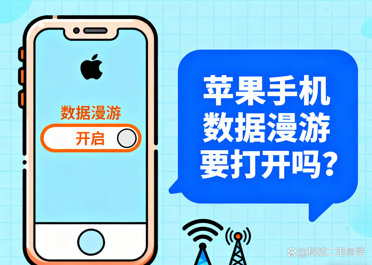 打开数据漫游会收费没