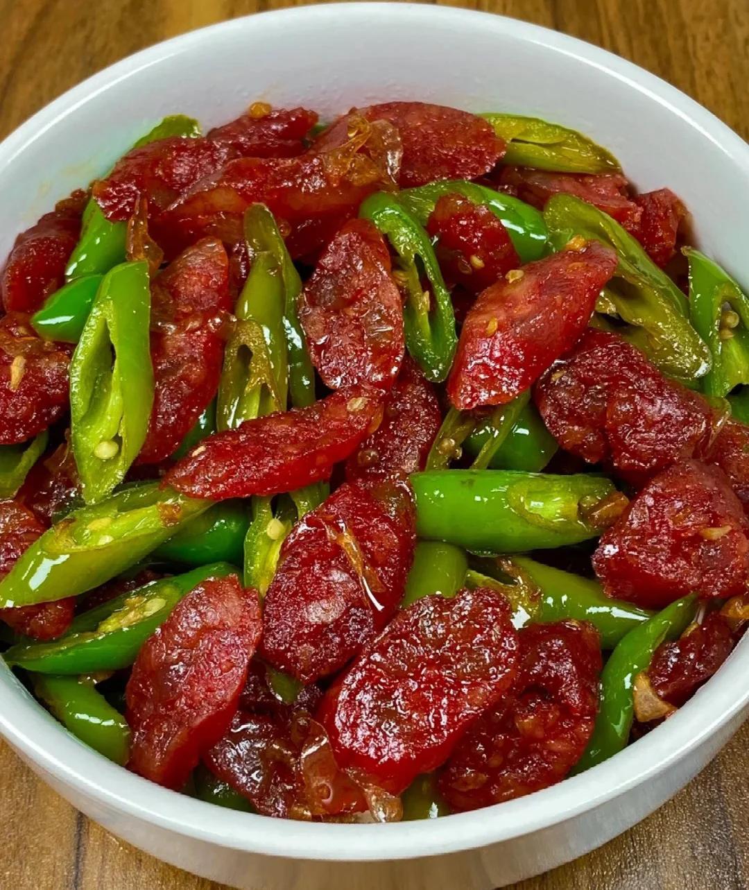 超下饭的辣椒炒腊肉的做法