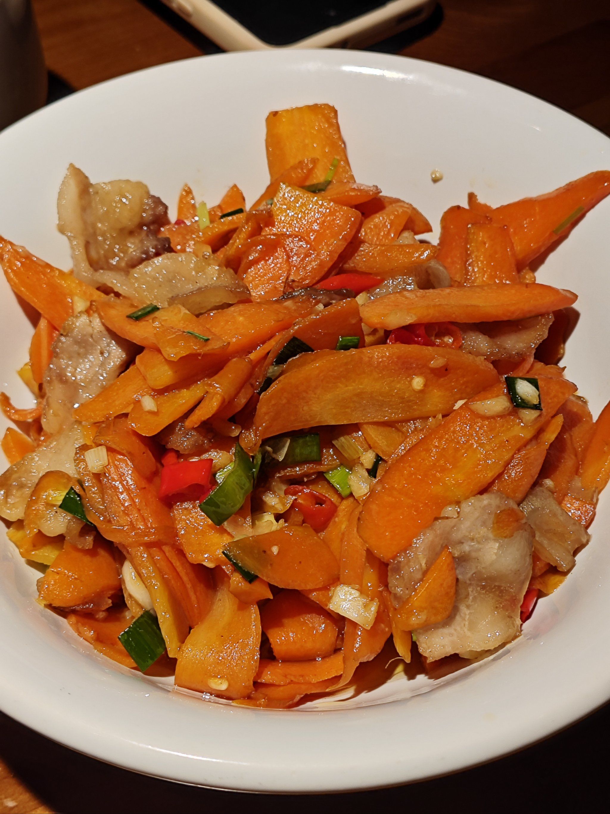 胡萝卜炒肉的做法步骤是什么