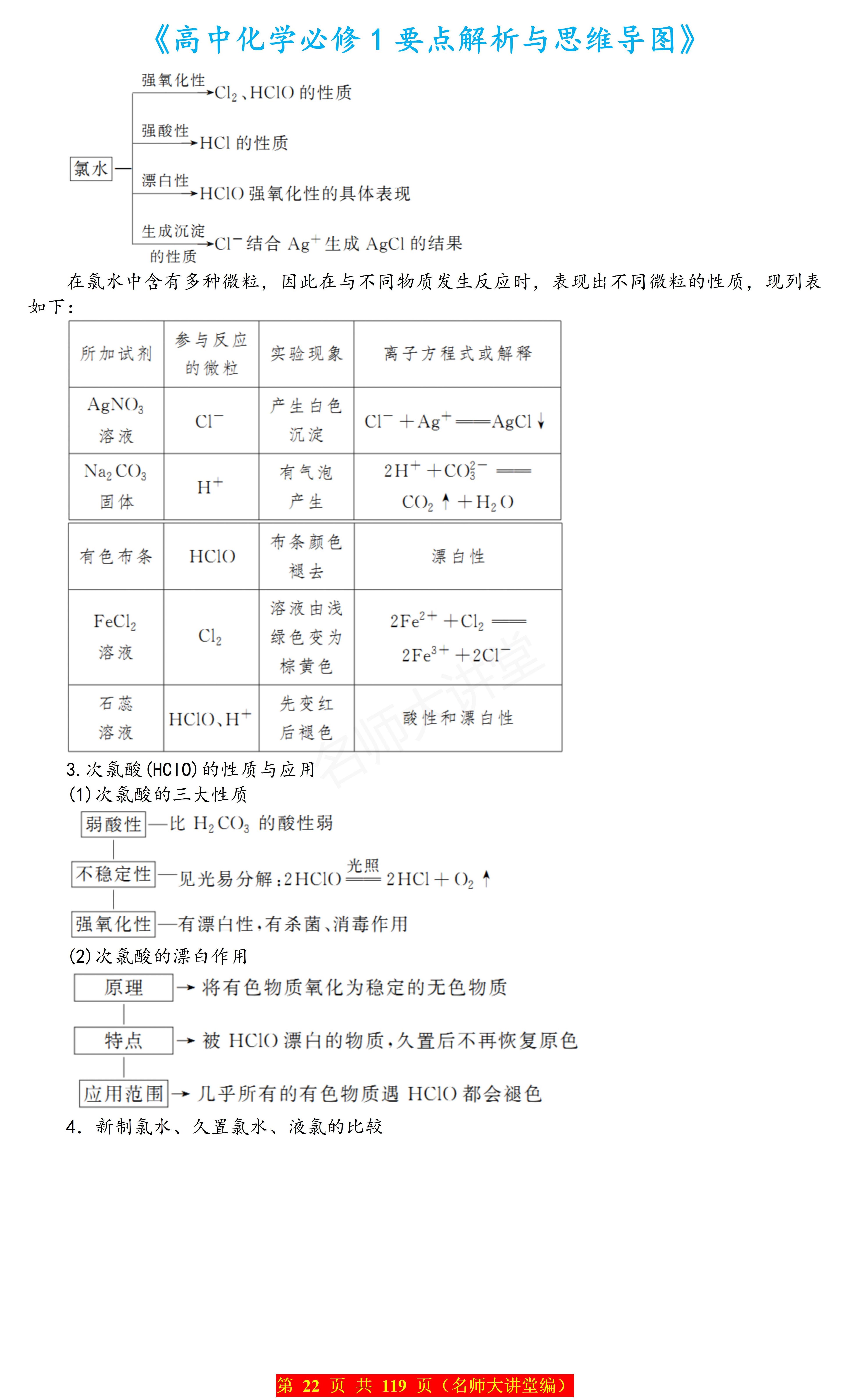 氯仿的化学式和名称是什么