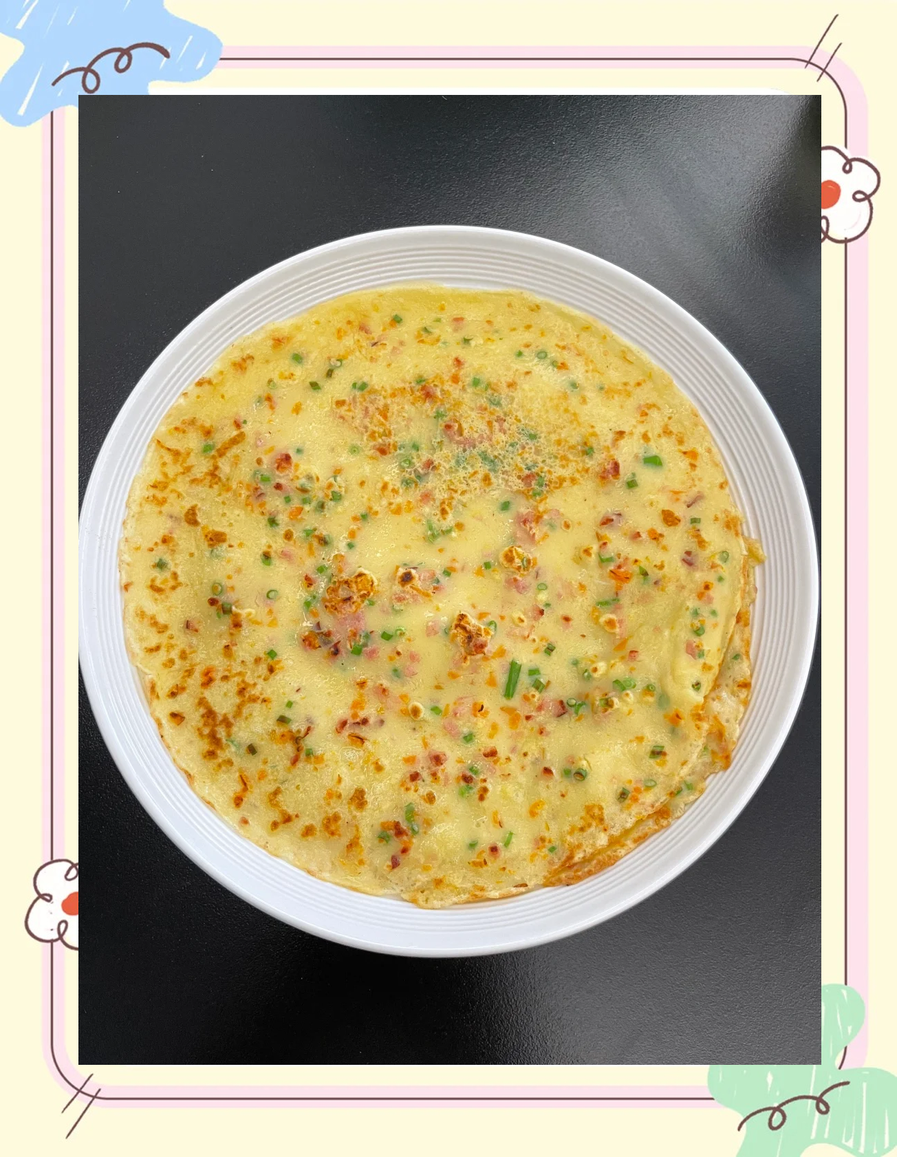 鸡蛋饼的家常做法视频教程