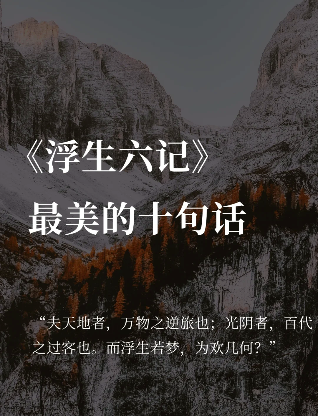 《浮生六记》读后感范文大全