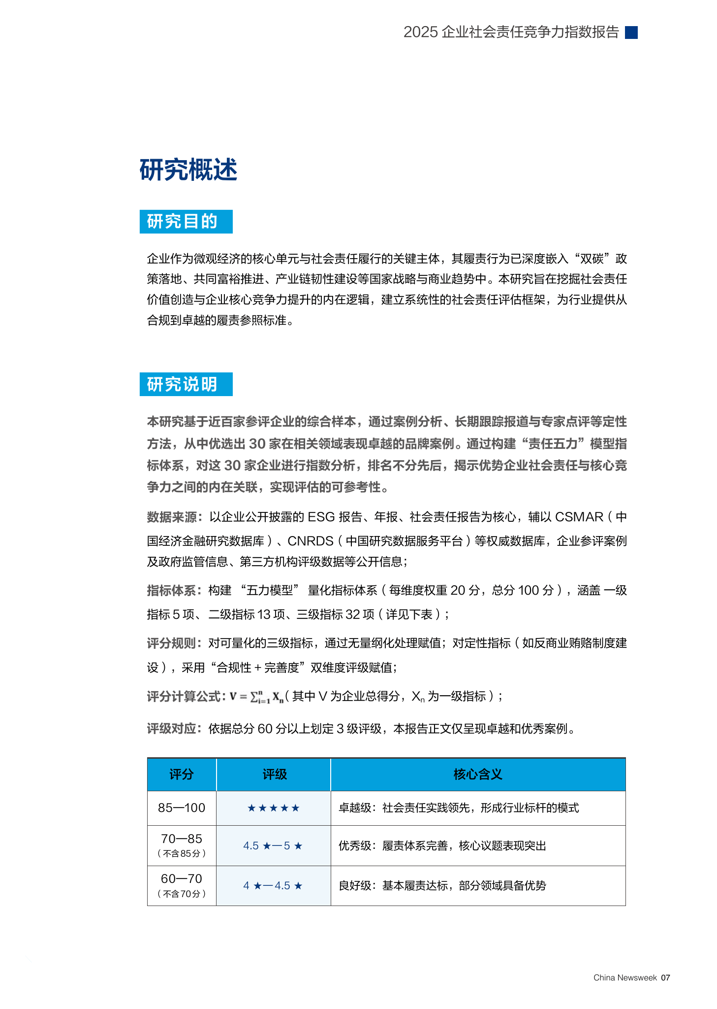 企业社会责任报告介绍