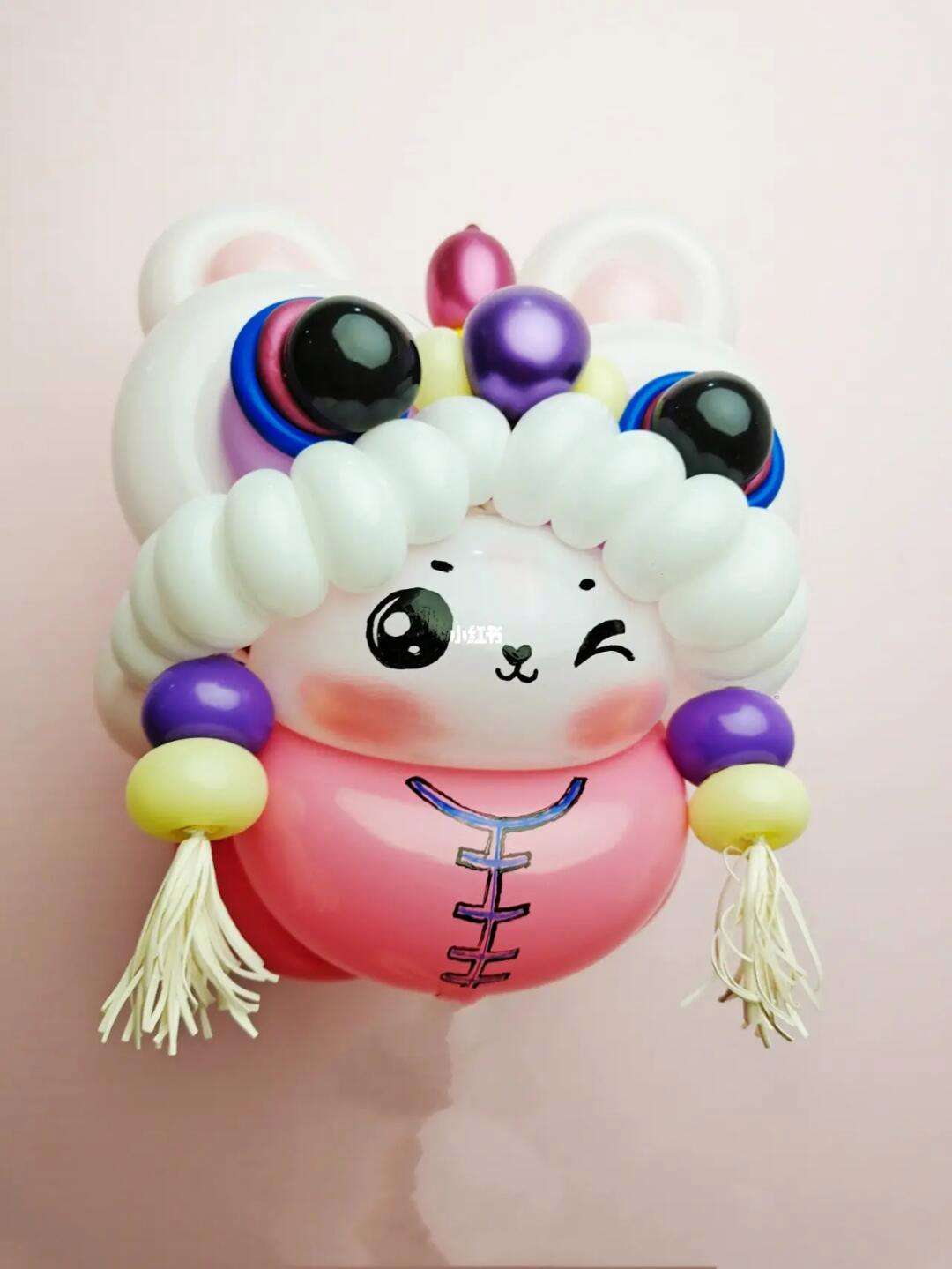 魔术气球制作之,如何制作小白兔