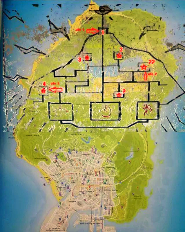 《gta5》寻宝任务三个位置是什么?