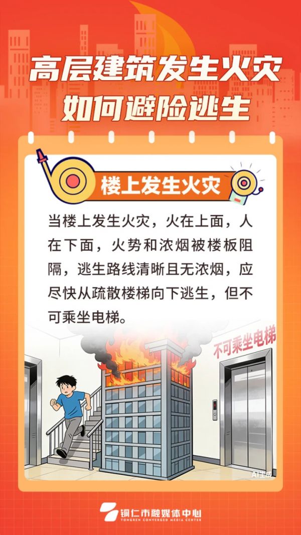 高层着火时如何正确的逃生
