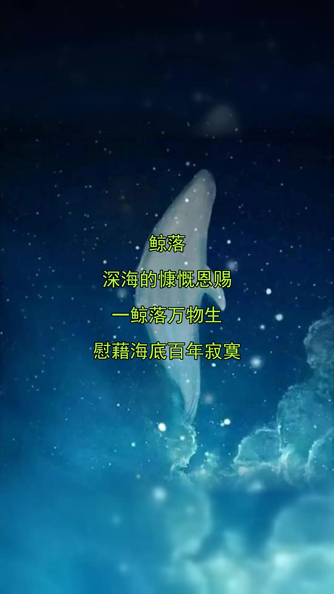 鲸落万物生鲸生万物落是什么意思