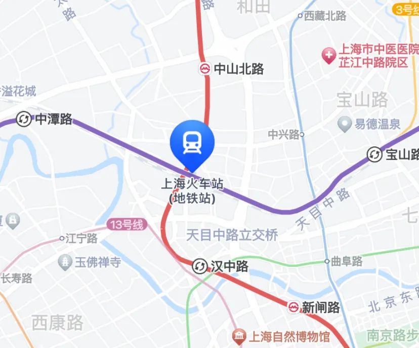 上海有几个火车站都在什么位置？