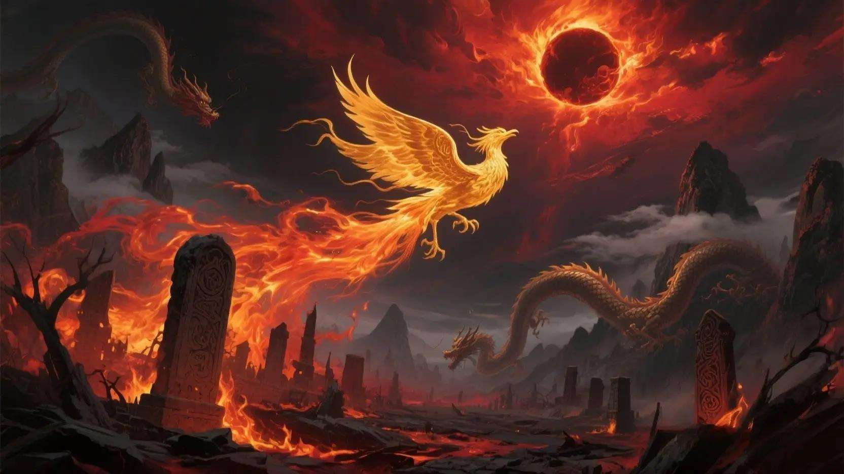 赤红朱雀会飞过什么意思