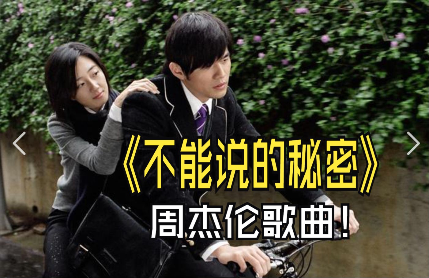 不能说的秘密歌曲歌词