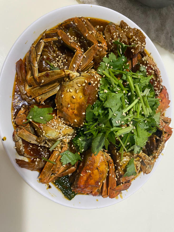 爆炒香辣蟹爆炒香辣蟹是做法