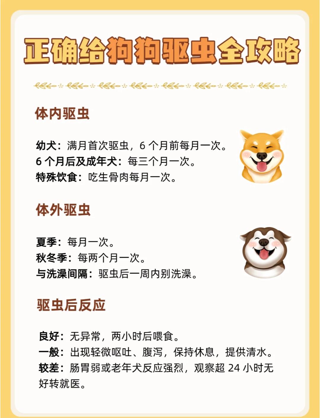 狗狗吃了驱虫药以后多久能排出虫子