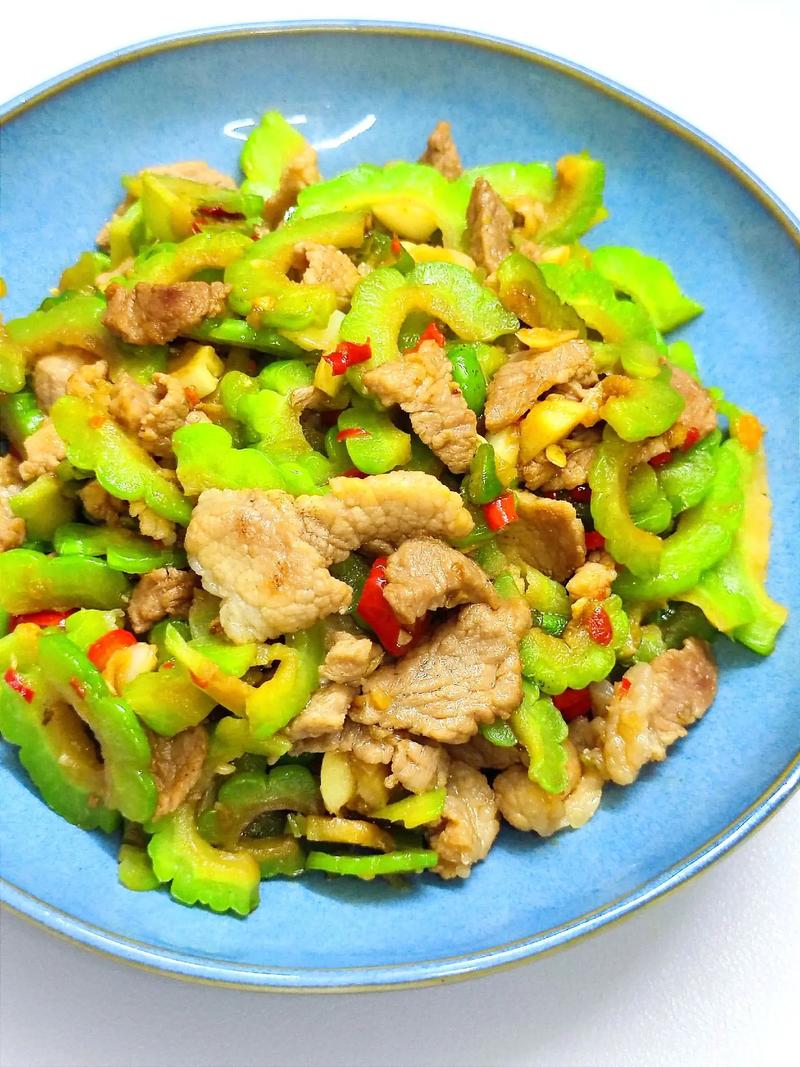 苦瓜炒肉片怎么做苦瓜炒肉片