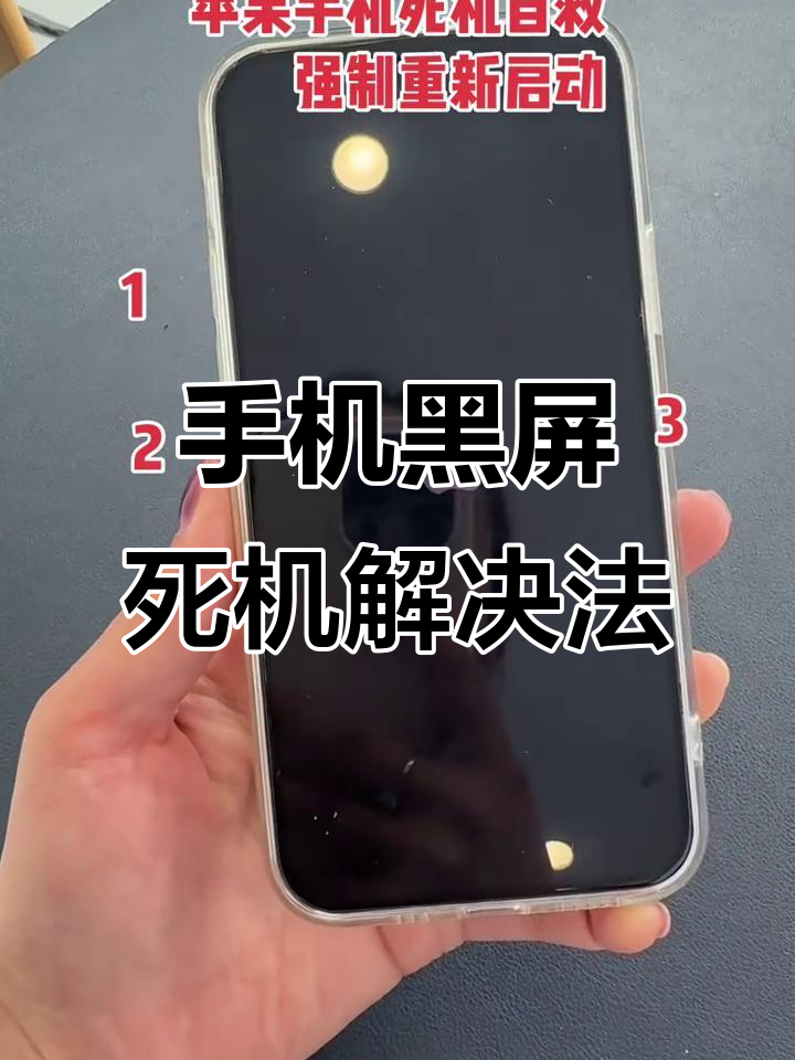 苹果手机黑屏开不了机怎么办6s