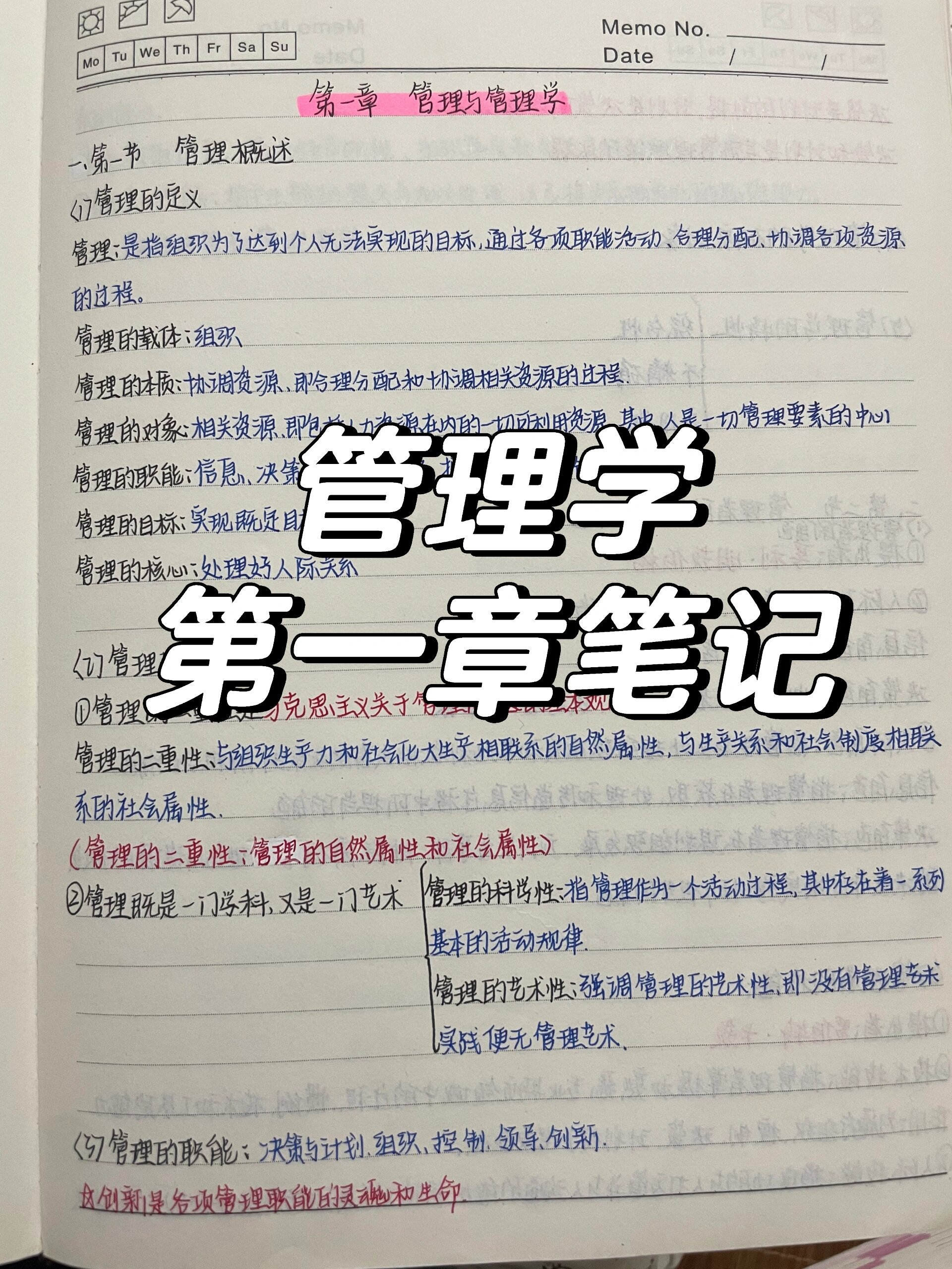 管理学基础知识点整理