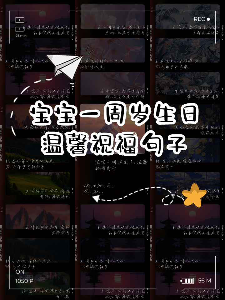 关于孩子生日低调发朋友圈的话