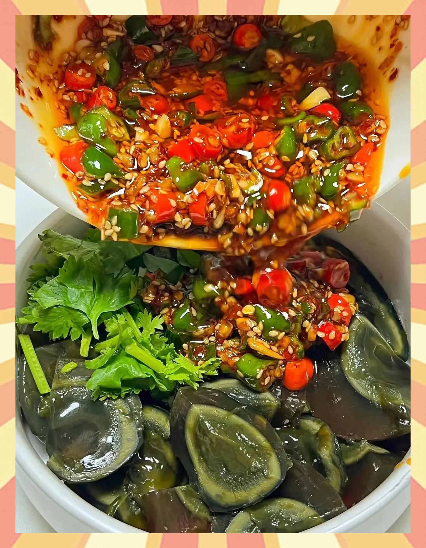 凉拌皮蛋怎么调酱汁好吃