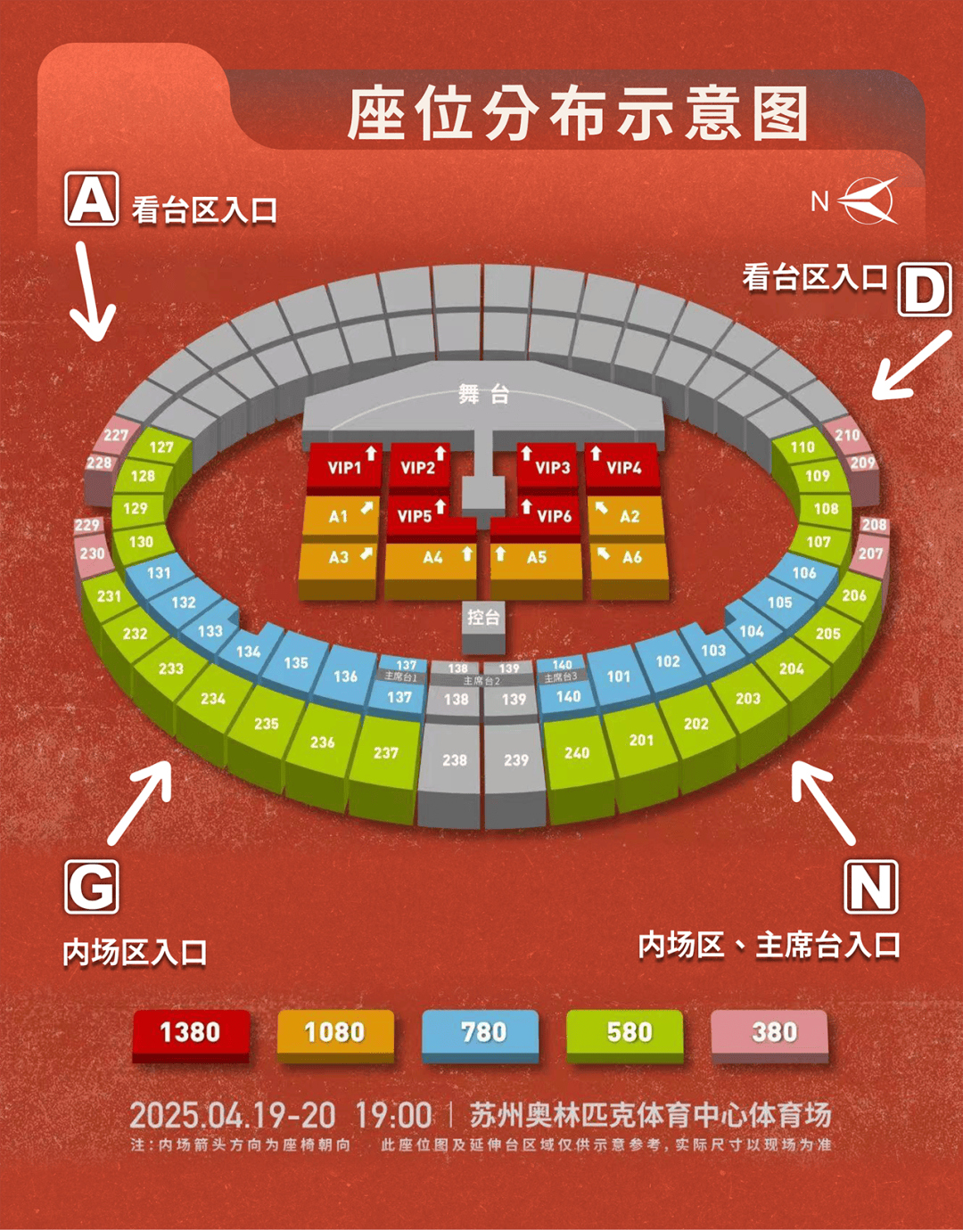 演唱会看台和内场的区别