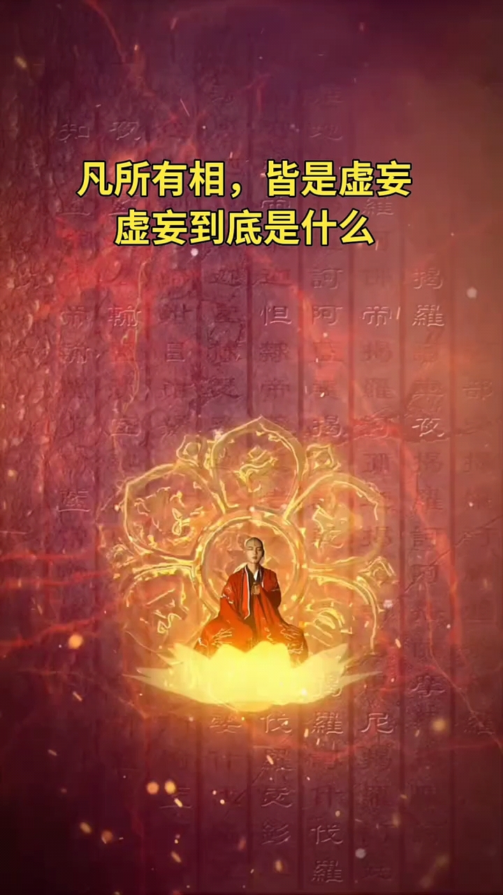 凡所有相,皆是虚妄是什么意思