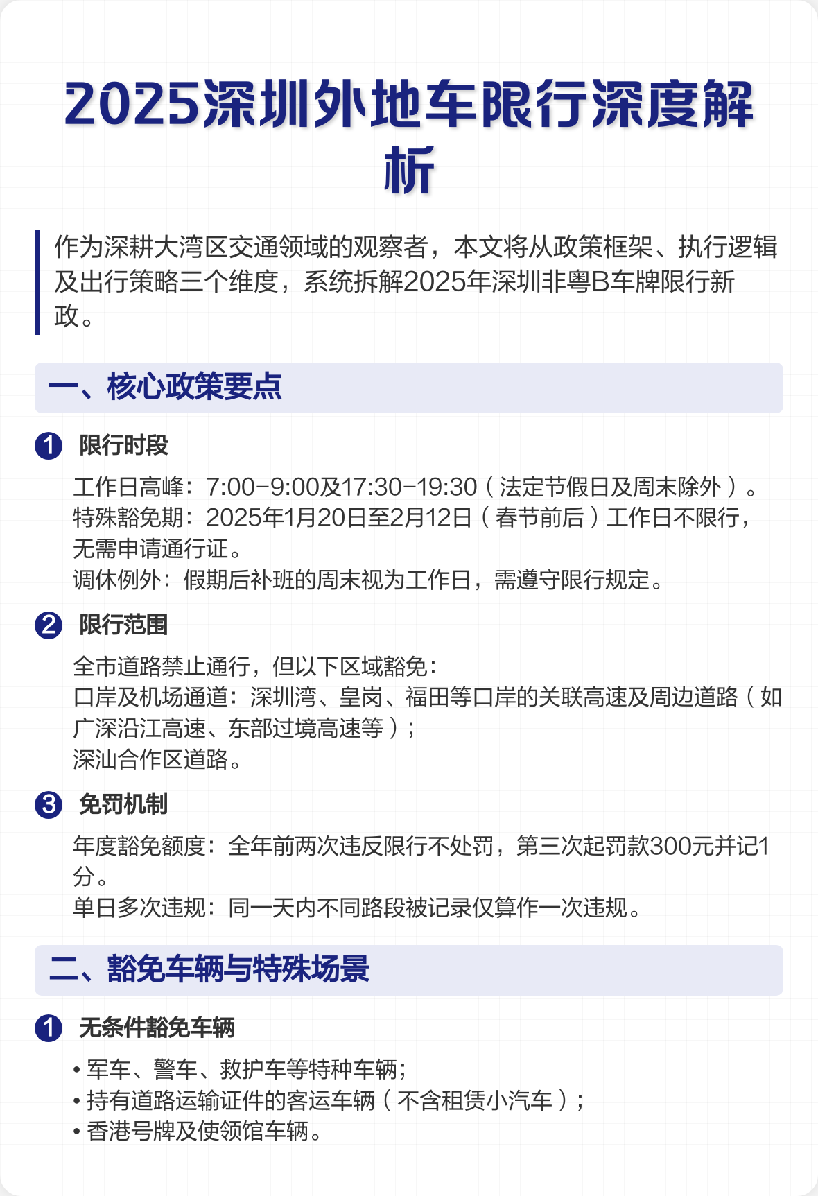 深圳2018年限行规定