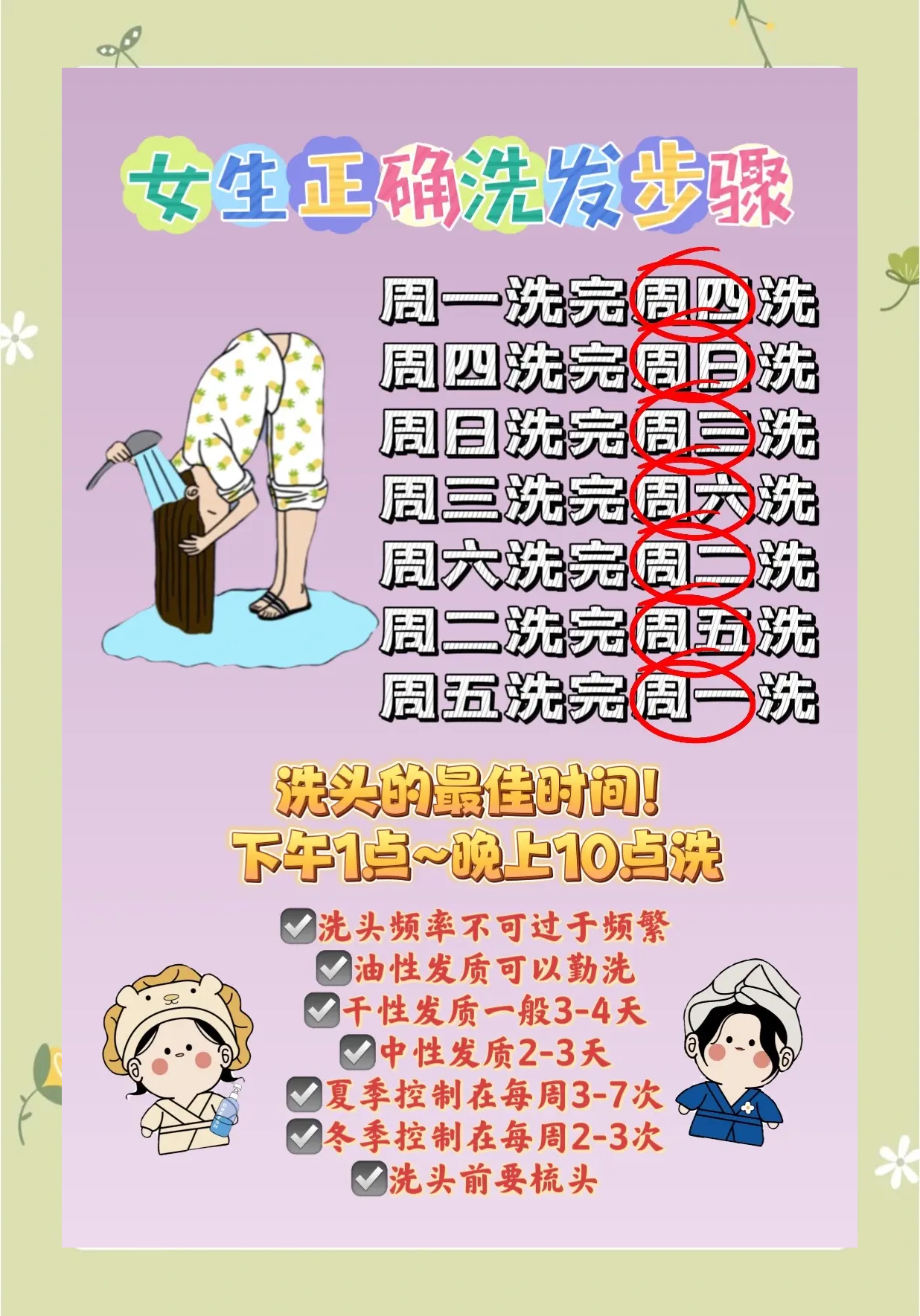 染完头发几天可以洗头