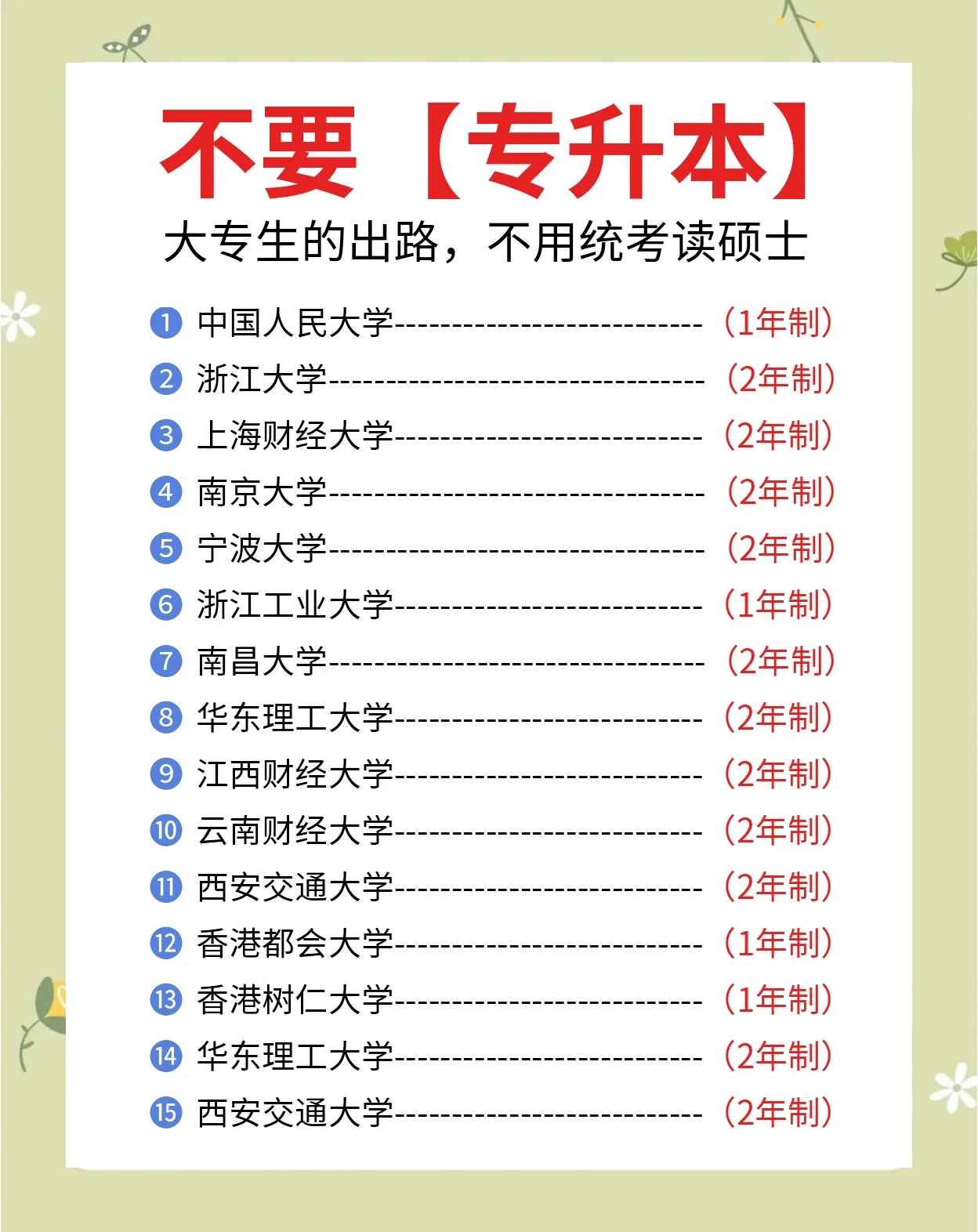 专升本要读几年一共要读几年