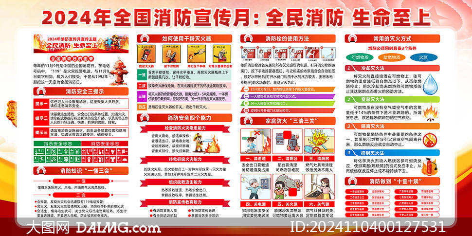 消防宣传活动日是每年的11月9日对吗